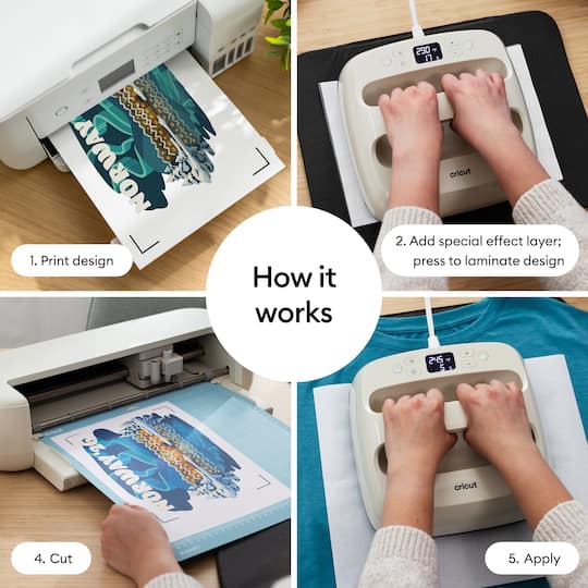 Cricut® Printable Glitter Iron-On Kit